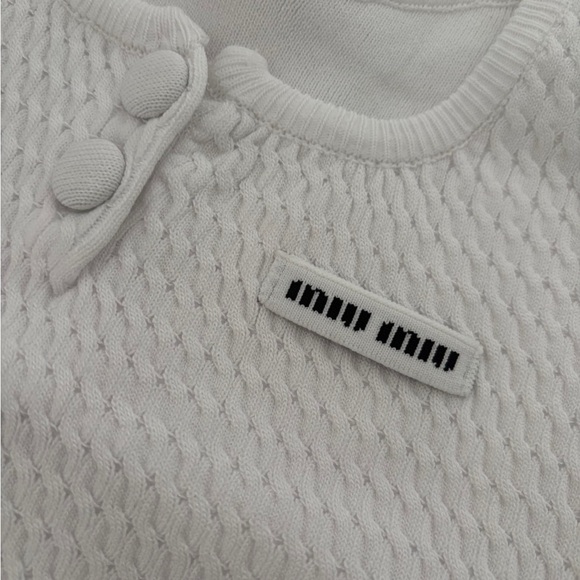 MIU MIU white tank top - Picture 6 of 7